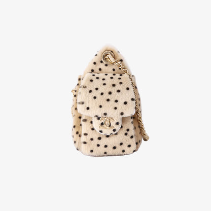 "CC" 26 Leopard Mini Handbag