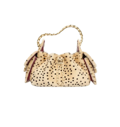 "CC" 26 Leopard Mini Handbag