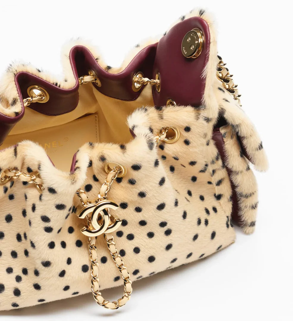 "CC" 26 Leopard Mini Handbag