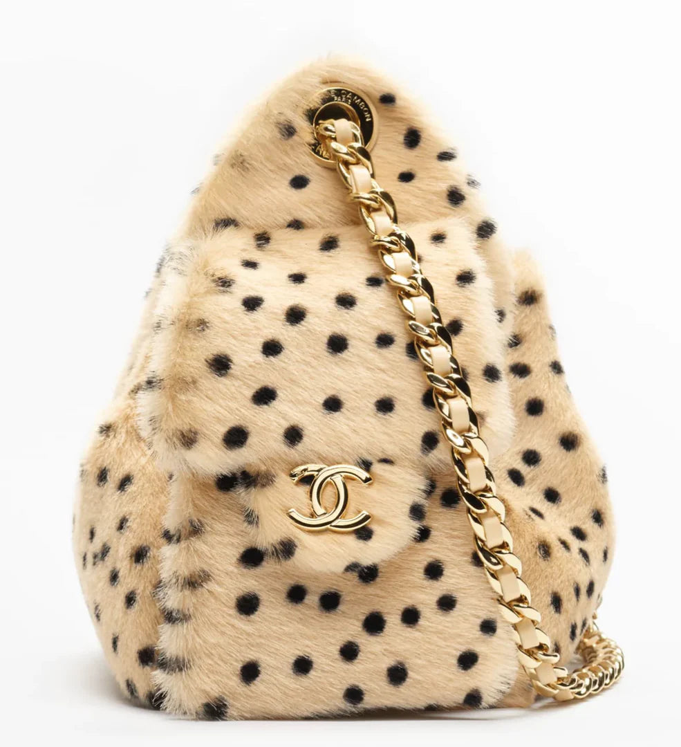 "CC" 26 Leopard Mini Handbag
